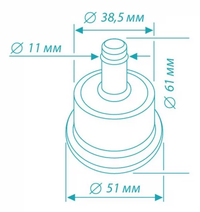 Набор заглушек для крестовины ФоотСет35 / FootSet35_1