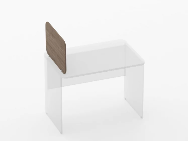 Экран разделительный прямой Глассй 5.14.06 Дуб Верцаска / Glassy_1