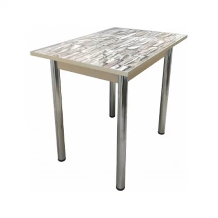 Стол обеденный Прямоугольный 900 600 фп Св. кирпичики С003 ЛДСП дуб выбеленный_0