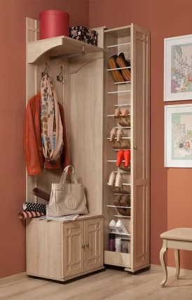 Шкаф для обуви Шерлоcк 73 прав Дуб Сонома / Sherlock_2