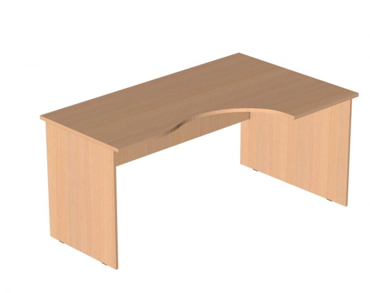 Стол компьютерный угловой Р.СКУ-16 (правый) Дуб Молочный_0