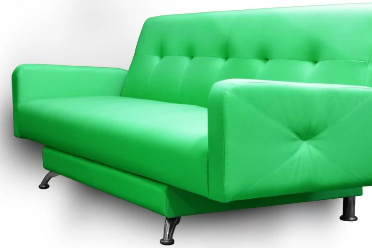 Диван МАНГО 3 (2 категория) Зеленый Оранжевый / MANGO_2