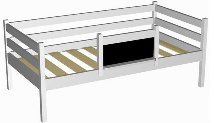 Съемный борт с грифельной доской РооРоом ВК-55с Серый / RooRoom VK-55с_1