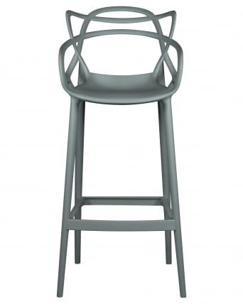 Стул барный ДОБРИН МАСТЕРС БАР Серый ГР-04 / DOBRIN MASTERS BAR GR-04_5