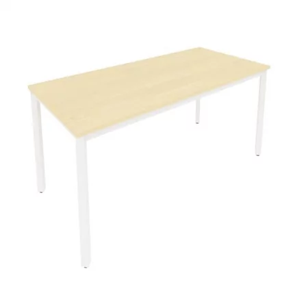 Стол письменный на металлокаркасе СЛИМ СЙСТЕМ С.СП-6 Клен-Белый / SLIM SYSTEM_0