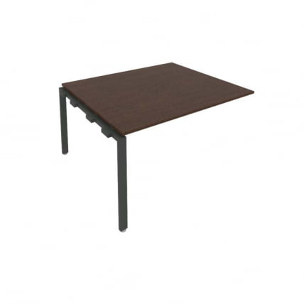 Проходной наборный элемент переговорного стола Метал Сйстем Б.ППРГ-3 Венге/Антрацит / Metal System_0