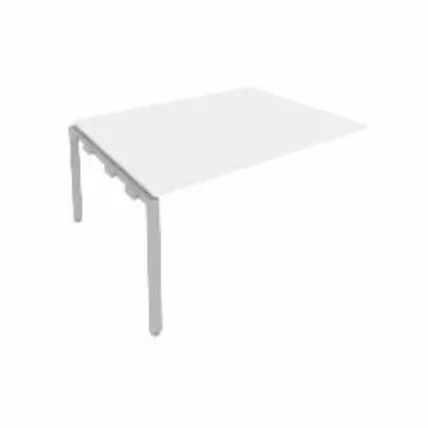Проходной наборный элемент переговорного стола Метал Сйстем Б.ППРГ-4 Белый/Серый / Metal System_0
