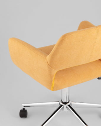 Стул офисный РОСС рогожка желтый / ROSS_5