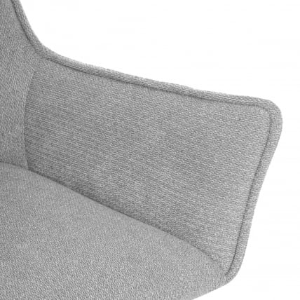 Кресло Мурано/Мурано опора 360, велюр/букле (ХЙП), светло-серый / Murano/Мурано (HYP),_7