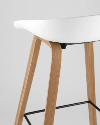 Барный стул Либра Софт с подушкой Белый / Libra Soft_6