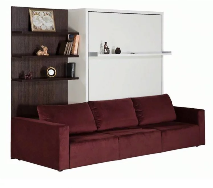 Мебель-трансформер Смарт 1 3-в-1 1600 левый Белая шагрень_0