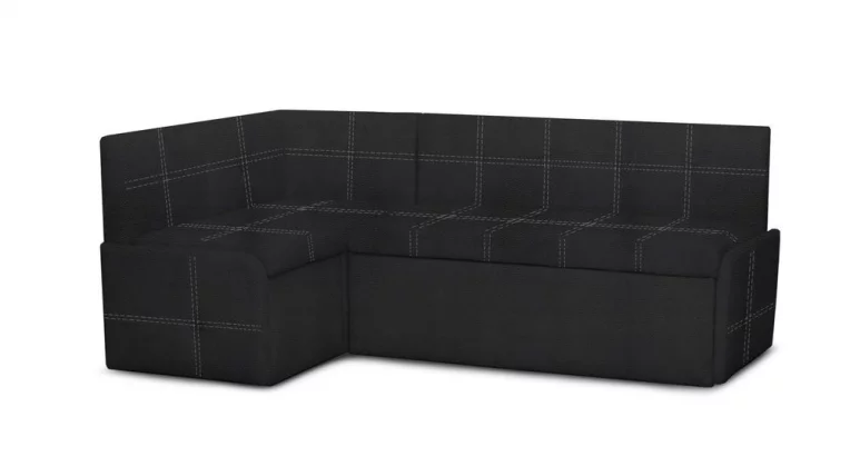 Кухонный уголок Вена иск.кожа Теос Блаcк / Teos Black_0