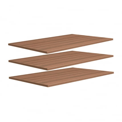 Комплект полок для двухдверного шкафа Соренто 17 Дуб Стирлинг_0