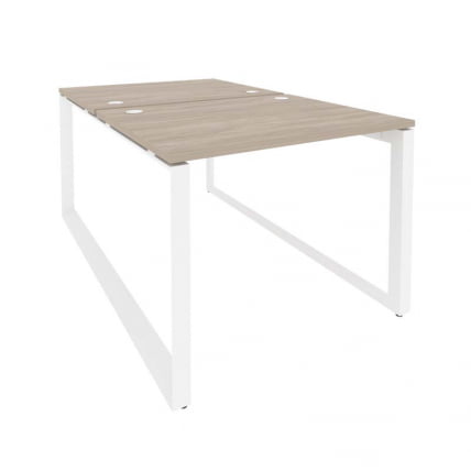 Рабочая станция на О-образном м/к ОНИКС О.МО-Д.РС-2.1.8 Дуб Аттик/Белый / ONIX O.MO-D.RS-2.1.8_0