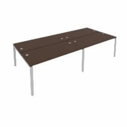 Рабочая станция на 4 раб.места Метал Сйстем Б.СМ-4.4 Венге/Серый / Metal System_0