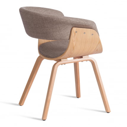 Стул ВИМТА (мод.8021) дерево / ткань, 69х56х77 см, натуральный/бежевый, Аимкаса 5 / VIMTA (mod.8021) Aimcasa_2