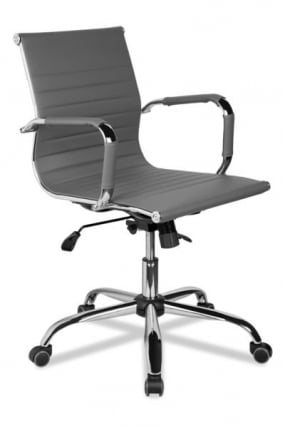 Кресло для персонала CЛГ-620 ЛКСХ-Б Грей / CLG-620 LXH-B Grey_0