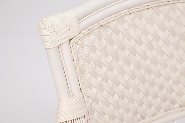 Комплект для отдыха АНДРЕА (диван + 2 кресла + журн. столик со стеклом + подушки) ТCХ Вхите (белый), Ткань рубчик, цвет кремовый / ANDREA TCH White_7