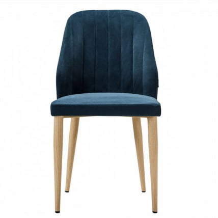 Стул Ален Диаг блуе/нат.дуб / Alen Diag blue/нат.дуб_2