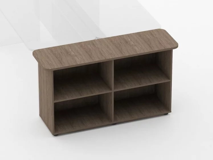 Тумба приставная к двум столам Глассй 3.18.14 Дуб Верцаска / Glassy_1