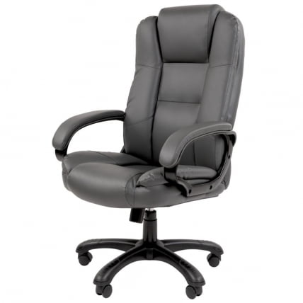 Кресло офисное CХАИРМАН 600 экокожа Серый / CHAIRMAN_1
