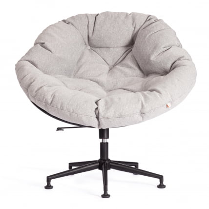 Кресло CЛОУДЕ рогожка/металл, 97х98х90-96см, серо-бежевый, 3М 16/2 / CLOUDE 3M_5