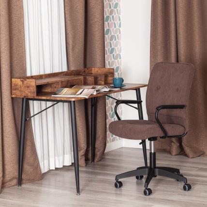 Кресло ВИНД флок , коричневый, 6 / WIND_10