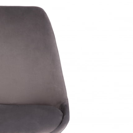 Стул ТУЛИП СОФТ (мод. 74) / 1 шт. в упаковке вельвет/дерево , 54 х 47 х 83 см , светло-серый (ХЛР19)/натуральный / TULIP SOFT (mod. (HLR19)/натуральный_5