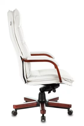 Кресло руководителя Бюрократ Т-9927ВАЛНУТ Слоновая кость / T-9927WALNUT_2