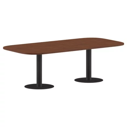 Конференц-стол на 6-8 человек ИМАГО ПРГ-8 Орех Французский-антрацит / IMAGO_0