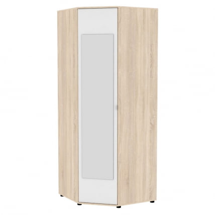 Шкаф распашный Алиса(Х6_М2) 2230х854х854 с торцевой ручкой (ДСС-Белый) / Алиса(H6_M2)_0