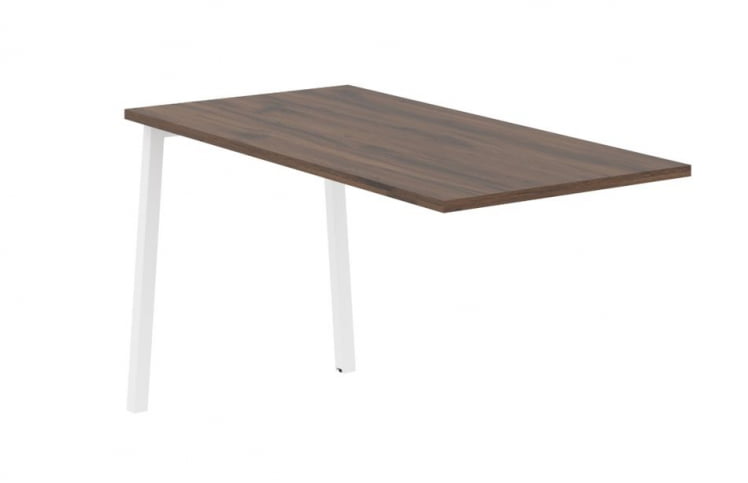 Брифинг-приставка ЕДИС ЕЛБ 1367 Дуб Денвер темный Белый / EDIS ELB_0