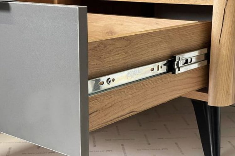 Тумба прикроватная Адам МСА-01 дуб крафт золотой/графит / MSA-01_5