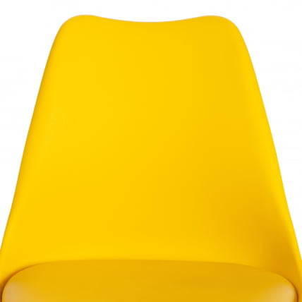 Стул ТУЛИП (мод. 73) / 1 шт. в упаковке дерево/пластик/ПУ, 48.5*52.5*83cм, желтый / TULIP (mod. 48.5*52.5*83cм,_7
