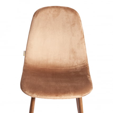 Стул БРЕЕЗЕ (мод. ДЖСC-58) Велюр/металл , 44 х 53 х 86 см, Дэрк бровн (темно-коричневый) ХЛР11/ орех / BREEZE (mod. JSC-58) Dark brown HLR11/_5