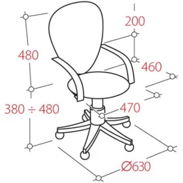 Кресло офисное УП_Престиге 19182 Серый / UP_Prestige_1