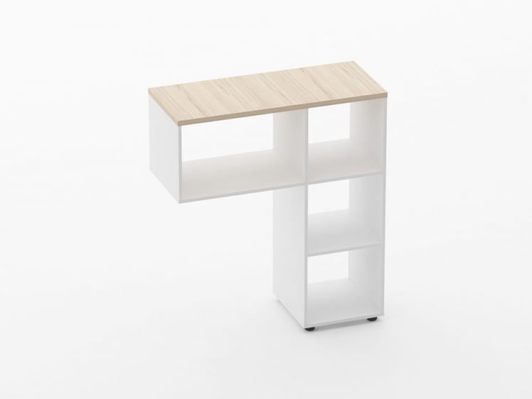 Стеллаж к столу Дека 9.06.10 Туя/Белый / Deka_0