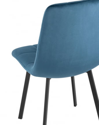 Комплект из двух стульев Чиллй велюр сине-зеленый 2 шт. / Chilly_5