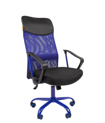 Кресло руководителя CХАИРМАН 610 CМет Синий / CHAIRMAN CMet_0