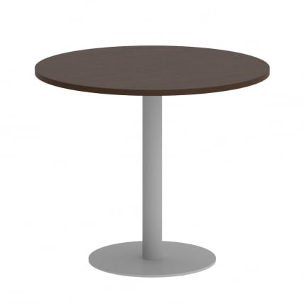 Стол журнальный круглый ХОМЕ ОФФИCЕ ВР.СП-5-90.1 Венге Цаво/Серый металл / HOME OFFICE VR.SP-5-90.1_0