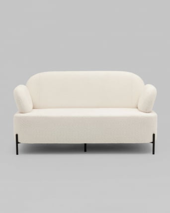 Диван Кэнди ткань букле белый_1