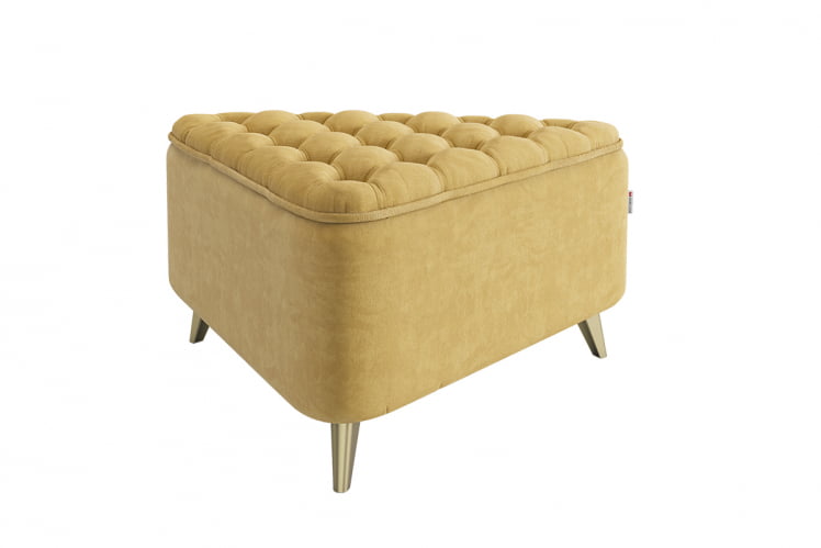 Пуф Трио 2 ПМ-002.2 медовый (велюр) / PM-002.2_0