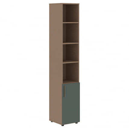 Шкаф-колонка с глухой малой дверью (правый) ВЕЛИОН ВХCС 40.5 Р Нефрит Кобра / VELION VHCS R_0