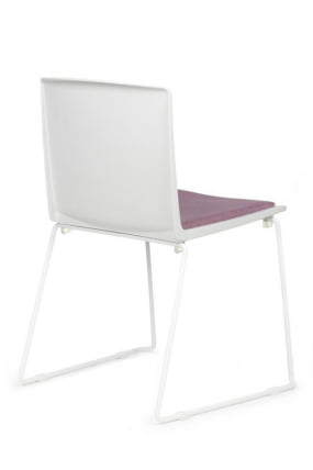 Кресло Симпле КС-19 Белый/Розовый / Simple X-19_2