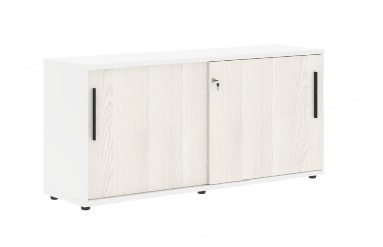 Шкаф с дверьми-купе ЕДИС ЕЛC 1643 Ясень Траун Черный Белый / EDIS ELC_0