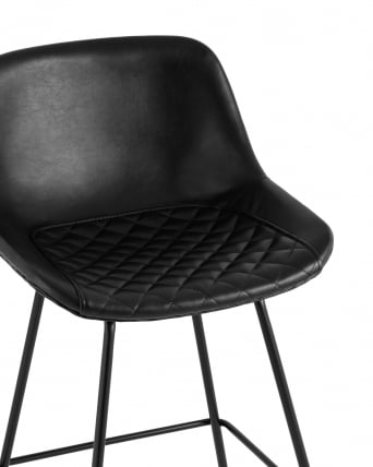Стул полубарный Деймон (ПБ) экокожа Черный_6