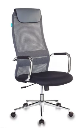 Кресло руководителя Бюрократ КБ-9Н/ДГ/ТВ-12 Серый ТВ-01 ТВ-11 / KB-9N/DG/TW-12 TW-01 TW-11_0