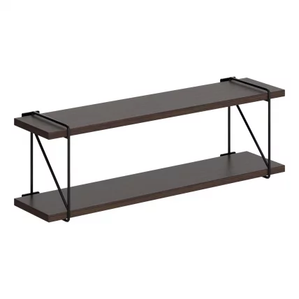 Полка навесная CОФФЕЕ СХ4-РОД Легно Темный / COFFEE SH4-ROD_0