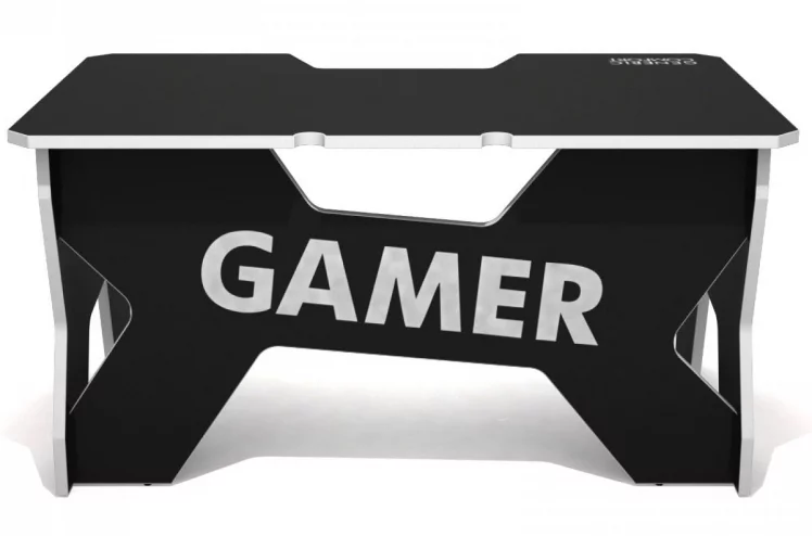 Стол геймерский Генериc Комфорт Гамер2/ДС/НВ Белый Черный / Generic Comfort Gamer2/DS/NW_1