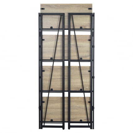 Стеллаж на металлокаркасе БРАБИКС ЛОФТ СХ-001 Дуб натуральный / BRABIX LOFT SH-001_6